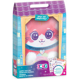 3C4G Happy Tails Plush Cat Adoption Journal - Pink Diary for Girls 6+