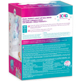 3C4G Pearl Perfect Light-Up Nail Dryer - Pink Shell Shaped Manicure Kit. 6pc