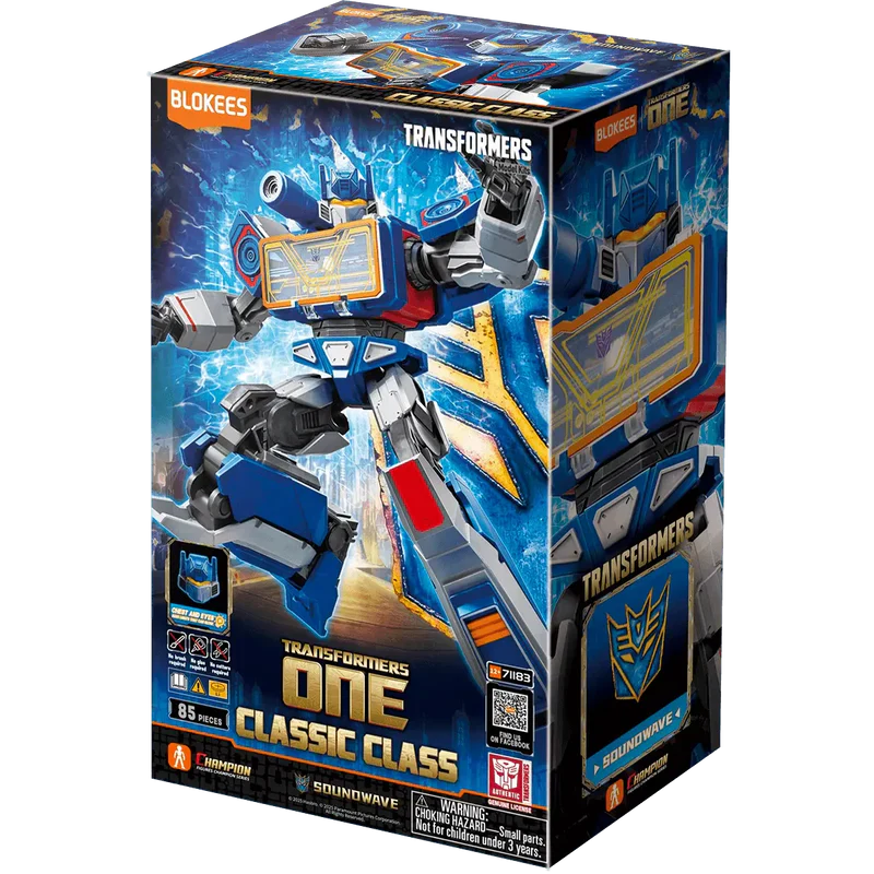 Blokees® Figures | Transformers Classic Class 17 Transformers One Soundwave