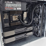 2x RTX 5090. AMD Ryzen Threadripper PRO 9975WX. 256GB DDR5 RAM. Custom High End Liquid Cooled AMD/NVIDIA Workstation PC for AI. LLM. ML