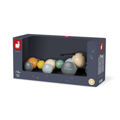 Janod Sweet Cocoon Pull-Along Caterpillar