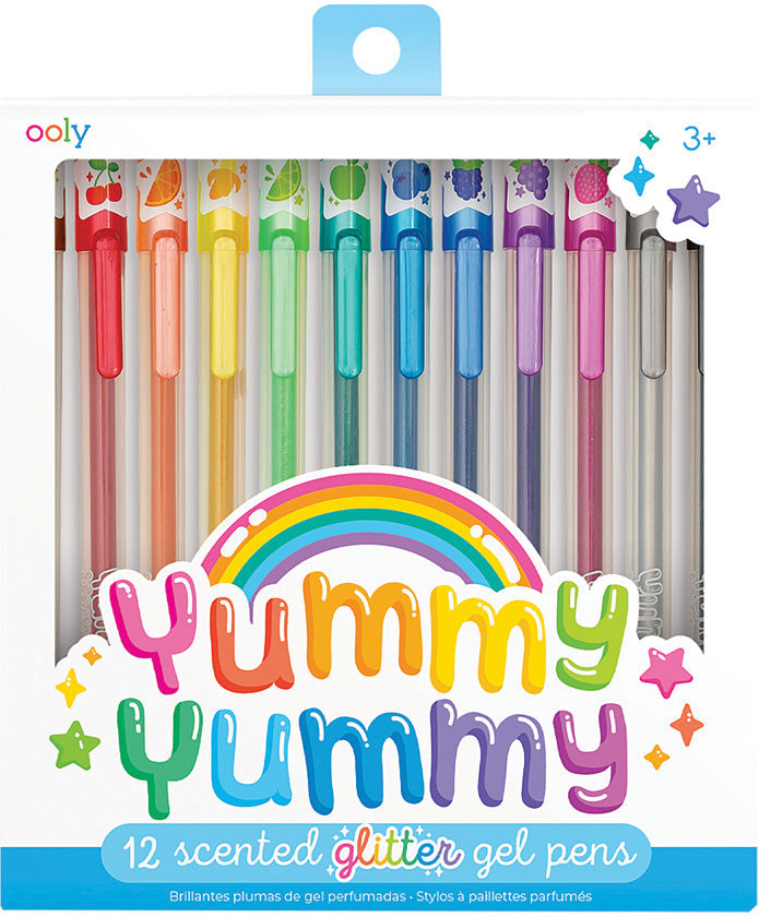 Ooly Yummy Yummy Scented Glitter Gel Pens - Set of 12